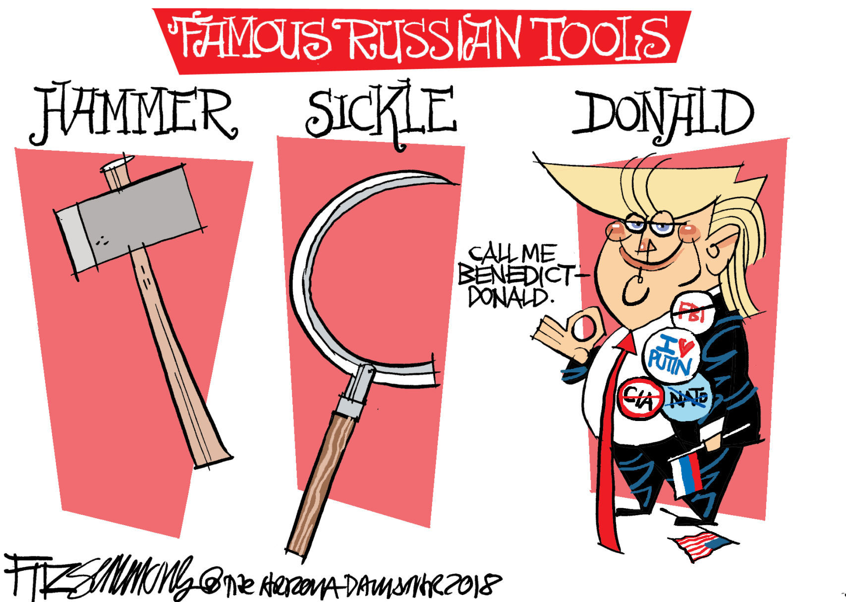 Daily Fitz Cartoon: Putin's Boy